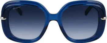 54mm Gradient Rectangular Sunglasses | Nordstrom