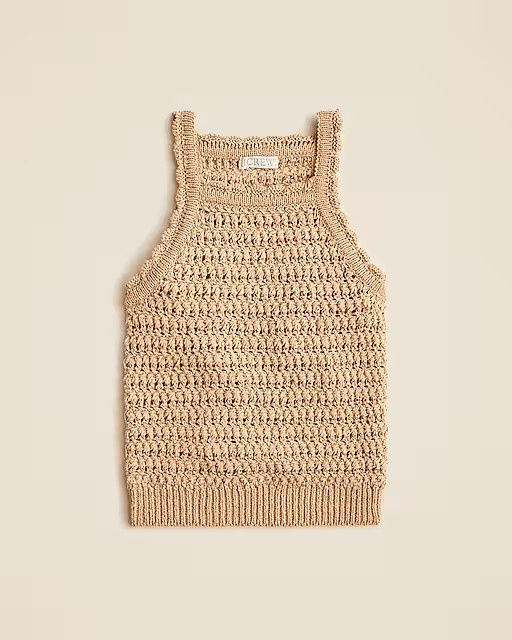 Montauk crochet tank top | J. Crew US
