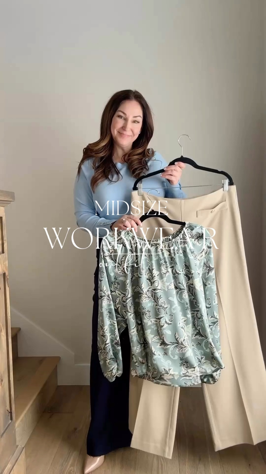 Loft Early Spring Satin Floral Sage Green Top and Wide Leg Pant Workwear Look // Fit Tips: Top, L / Pants size up these run small, 14

#LTKSaleAlert #LTKWatchNow #LTKMidsize