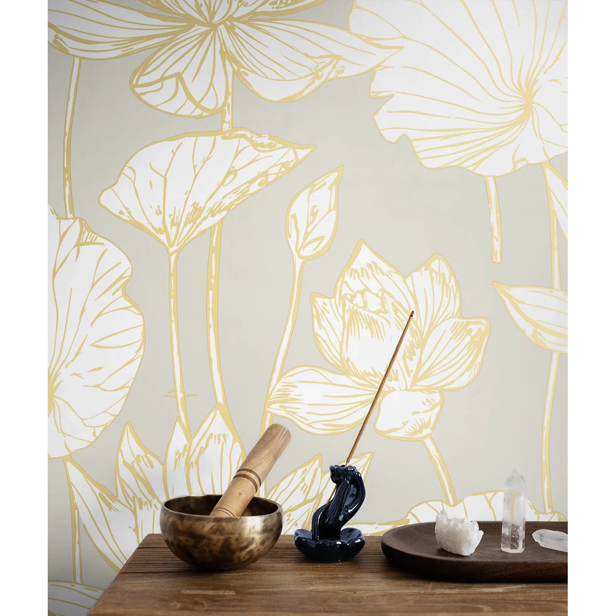 Hien Peel & Stick Floral Roll | Wayfair North America