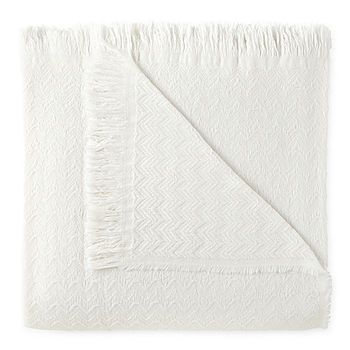 Linden Street Cotton Fringe Throw | JCPenney