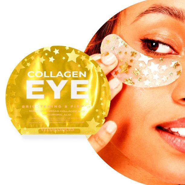 Vitamasques Vegan Collagen Eye Pads, Brightening & Firming , One Pair | Walmart (US)