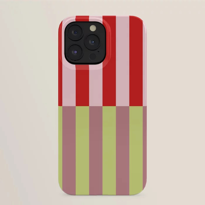 Bold colors stripes design iPhone Case | Society6