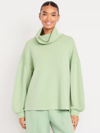 Bounce Fleece Funnel Neck Tunic | Old Navy (US)