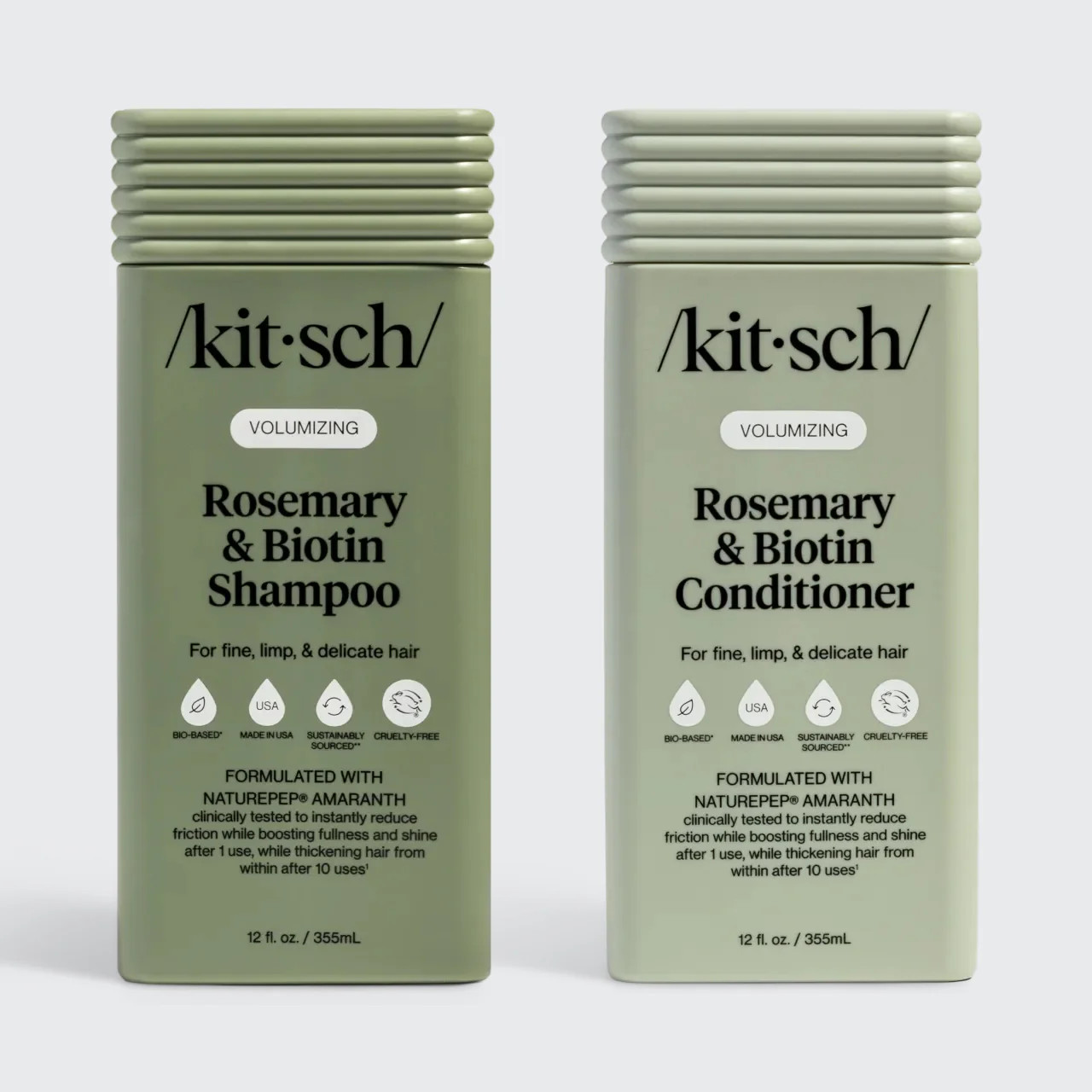 Rosemary & Biotin Volumizing Shampoo & Conditioner Combo | Kitsch