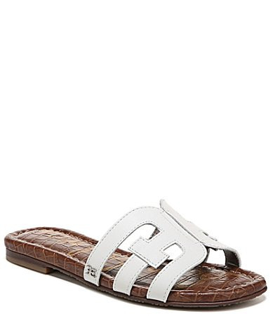 Sam Edelman Girls' Bay Leather Flat Slide Sandals Youth - 13 Youth | Dillard's