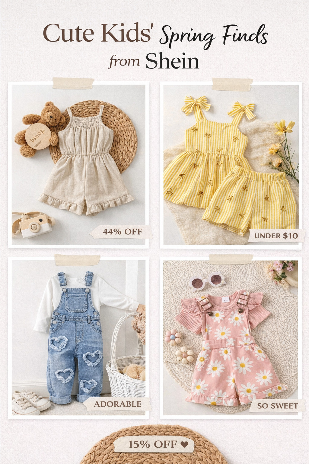  

Cutest spring outfits for baby & toddler girls 🌼🤍

Playful sets, soft neutrals, and adorable everyday looks — all super affordable.

#LTKkids #LTKfamily #SHEINkids #ToddlerStyle #SpringOutfits

 

#LTKSaleAlert #LTKU #LTKKids