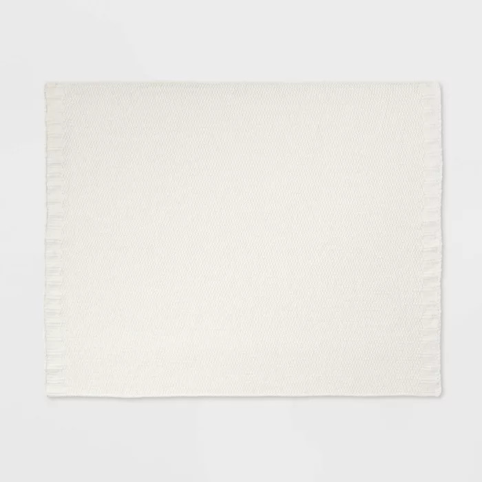 Solid Chenille Knit Throw Blanket - Threshold™ | Target