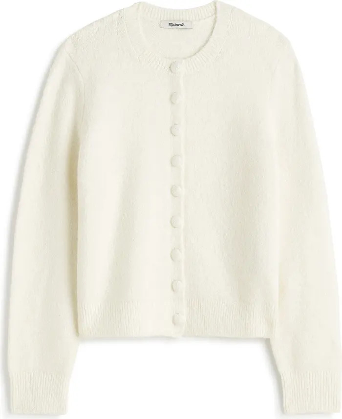 Madewell Shrunken Cotton Blend Cardigan | Nordstrom | Nordstrom