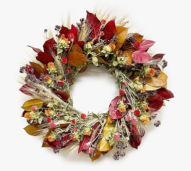 Dried Shenandoah Valley Wreath | Pottery Barn (US)