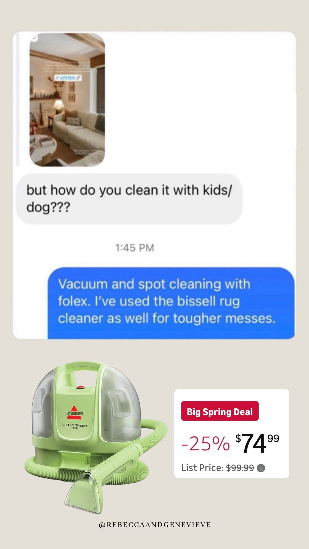 With kids and dogs, I can't live without this carpet cleaner. I couldn't recommend it enough 👌🏼

#LTKSaleAlert #LTKHome