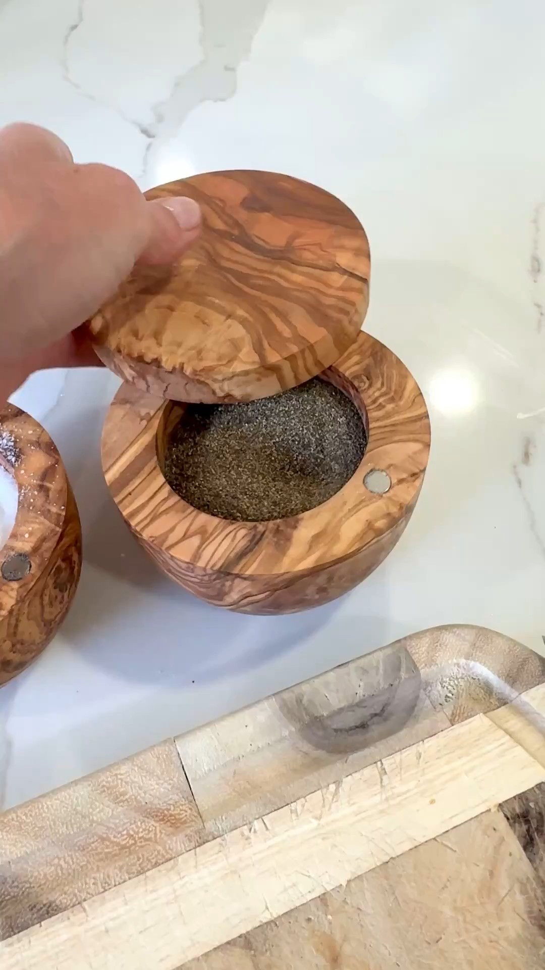 Kitchen essentials I love for salt and pepper. Mine are from a boutique shop in Napa but I'm linking an affordable amazon option here for you.

#LTKHome #LTKfoodie #LTKOver40