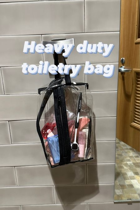 I love this heavy duty toiletry bag that fits all of my stuff! 

Her Current Obsession, travel essentials, gym essentials, makeup bag

#LTKtravel #LTKitbag