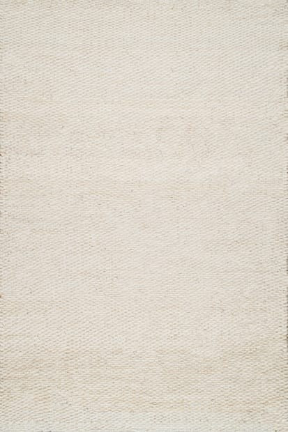Off White Handspun Jute Area Rug | Rugs USA