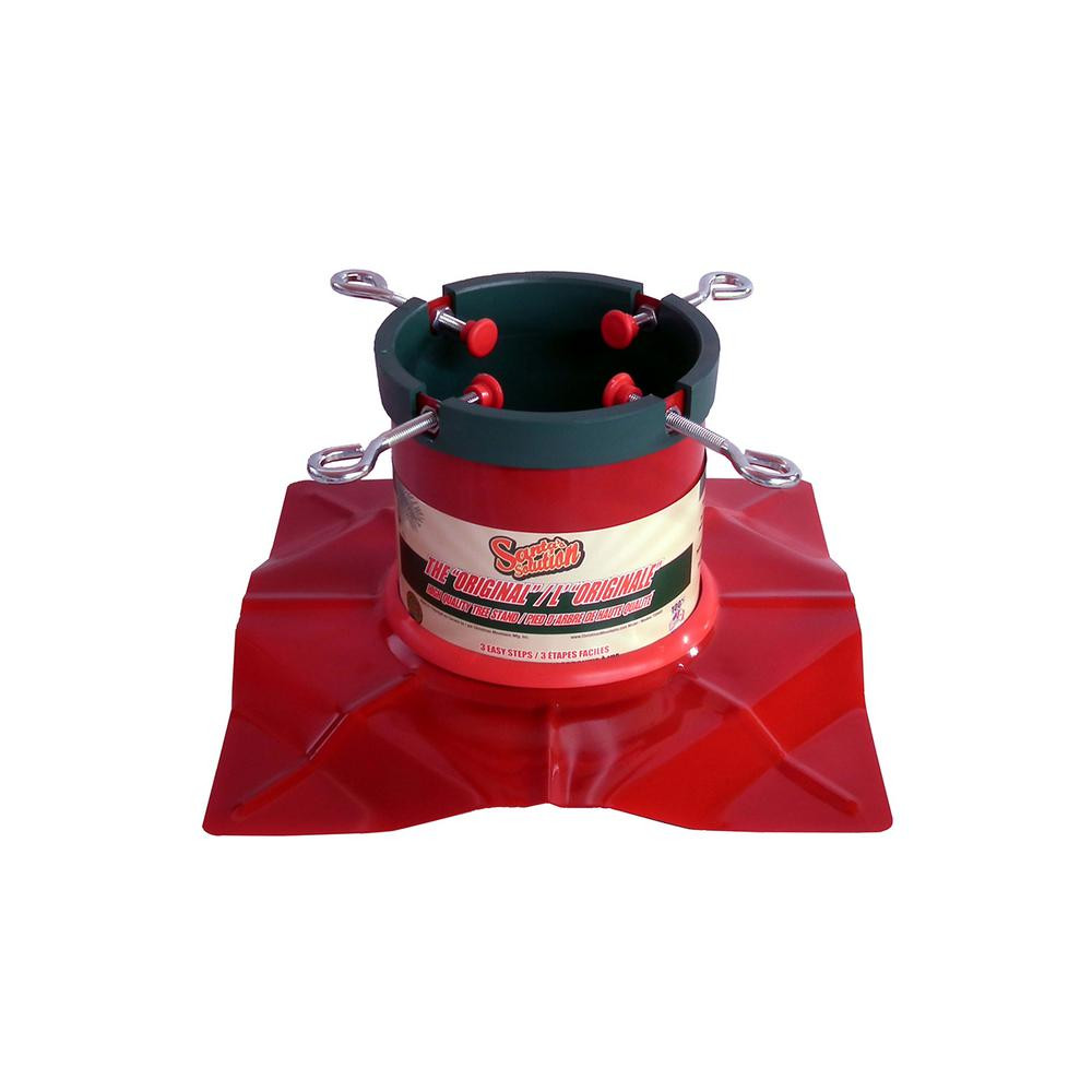 Santa's Solution Metal Tree Stand | The Home Depot
