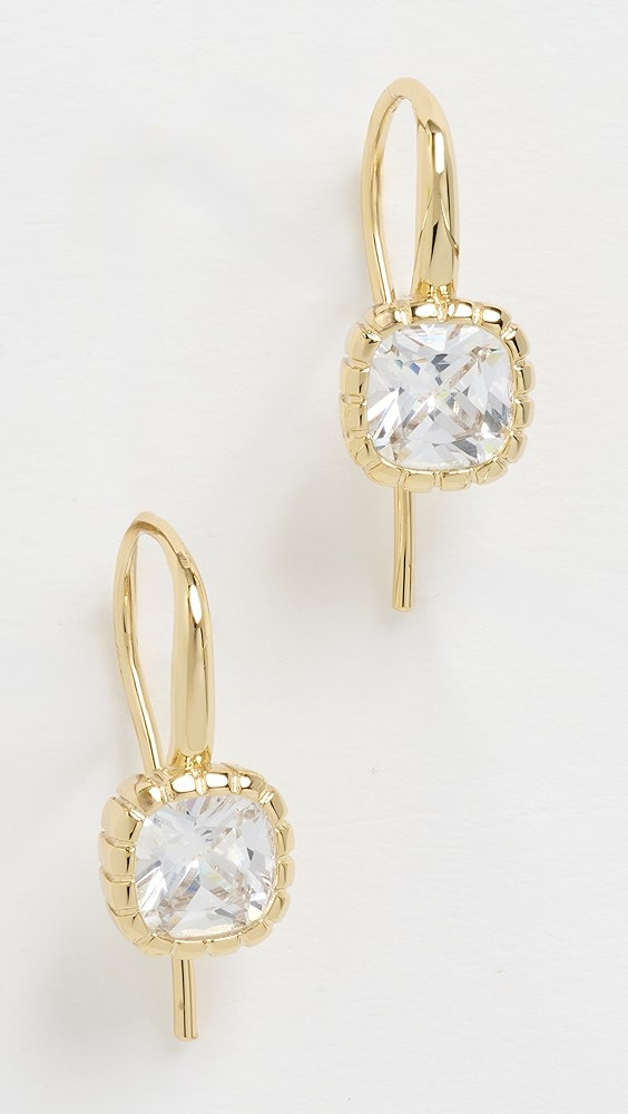 The Classique Cushion Hook Earrings | Shopbop
