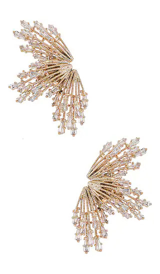 Sun Rays Earrings in Gold | Revolve Clothing (Global)