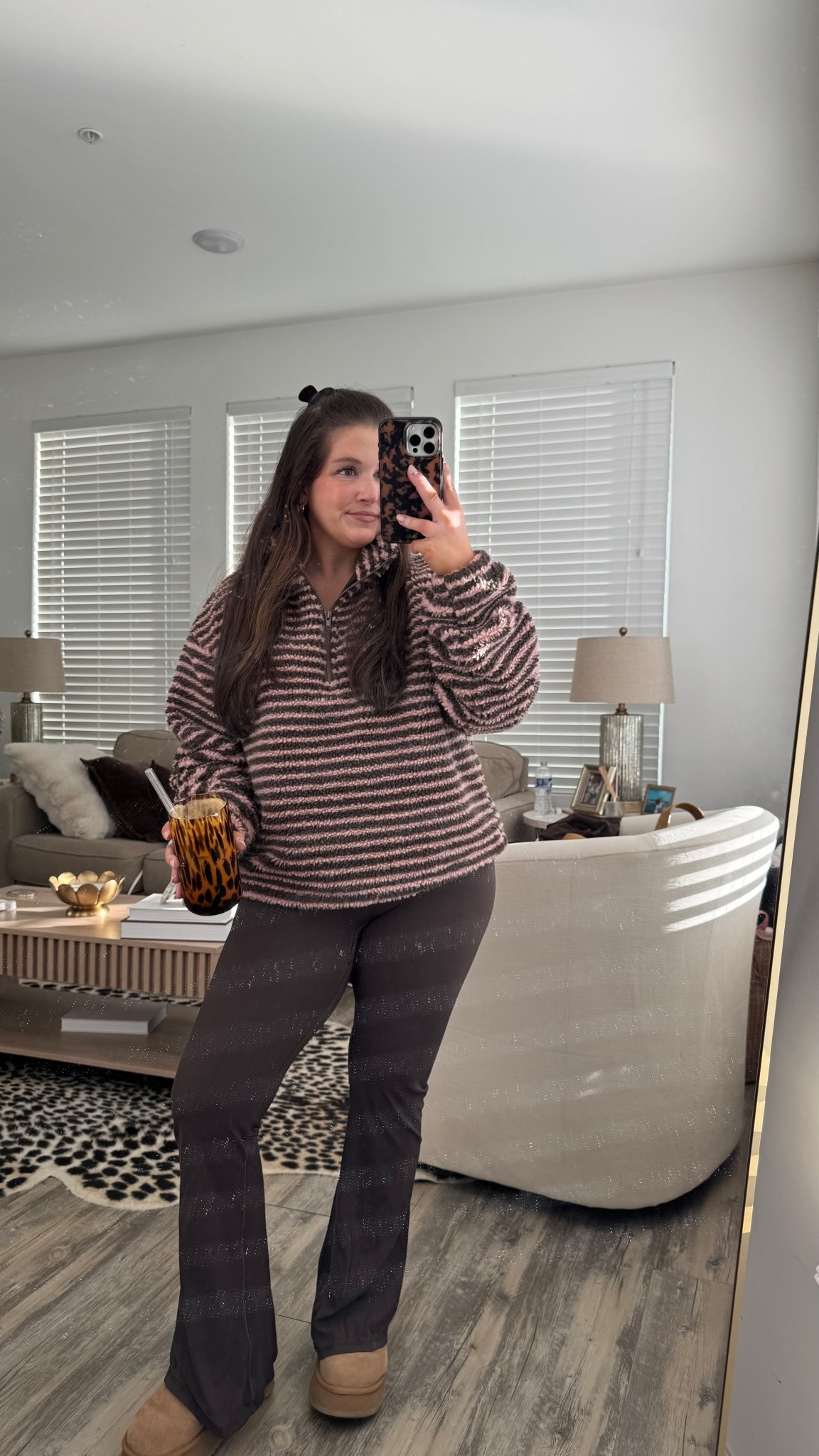 cozy brown and pink ootd 🎀🤎

cozy outfit | loungewear 

#LTKootd #LTKPetite