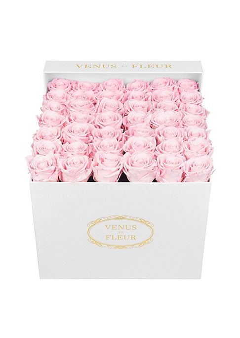 Venus ET Fleur Eternity De Venus Large Square Eternity Roses - Pink Rose | Saks Fifth Avenue