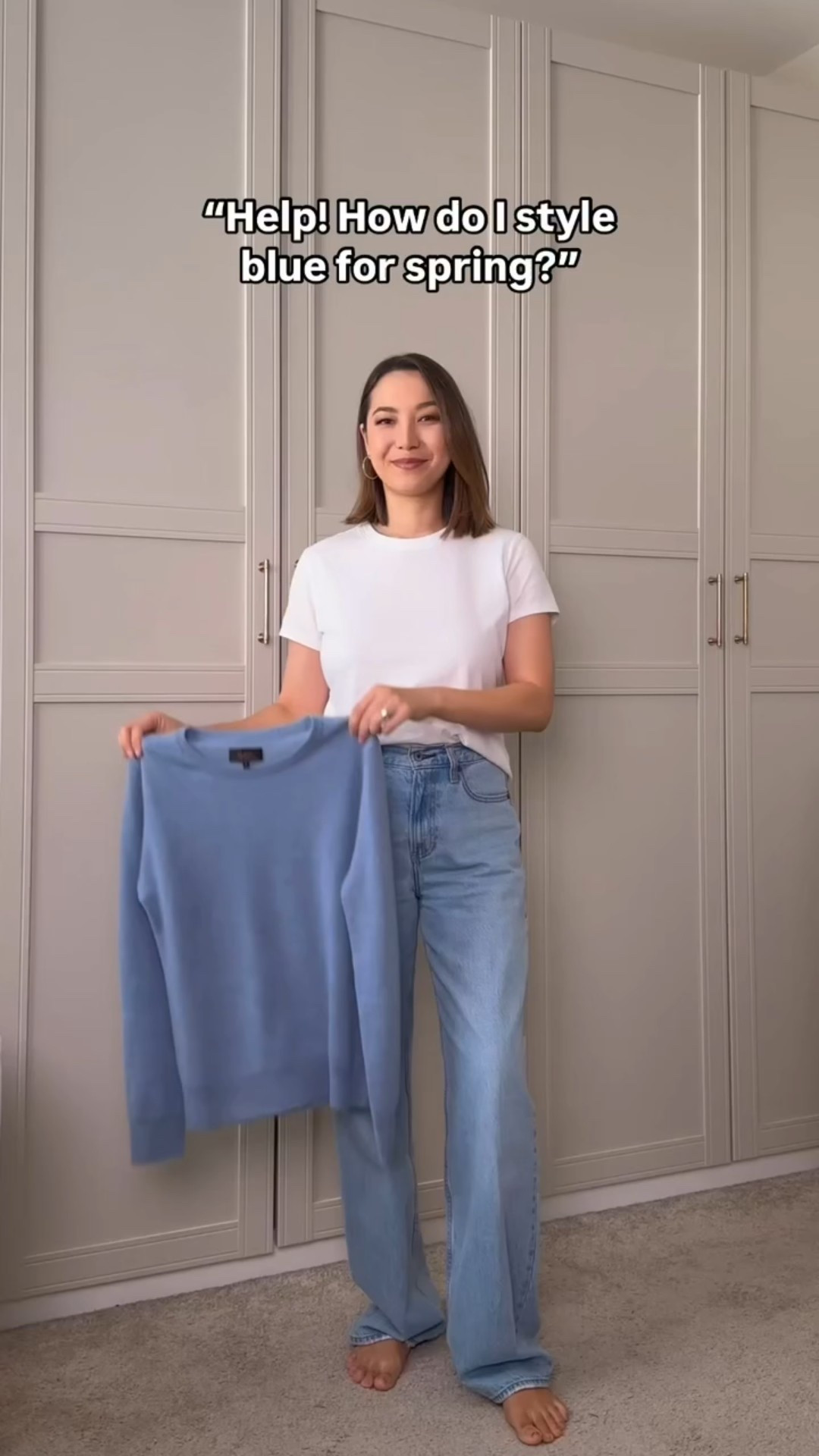 How to style blue for spring 💙 color combos ideas 

Intro outfit:
•Everlane tee & Abercrombie loose jeans 

Outfit 1:
•Quince sweater - small 
•Everlane tee - small
•Jcrew white jeans - old, linked similar

Outfit 2
•Quince yellow linen dress - small
•jcrew cardigan & tote 

Outfit 3
•Everlane trench 
•jcrew jeans - standard inseam, exact wash sold out, linked similar

Outfit 4
•WHBM blazer & pants — old, linked similar 

Outfit 5 
•Everlane silk blouse 
•Levi’s ribcage jeans 
•Edited Pieces belt - xs 

#LTKSeasonal #LTKWorkwear