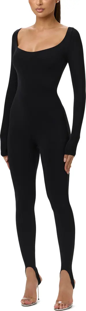 Naked Scoop Neck Long Sleeve Jumpsuit | Nordstrom