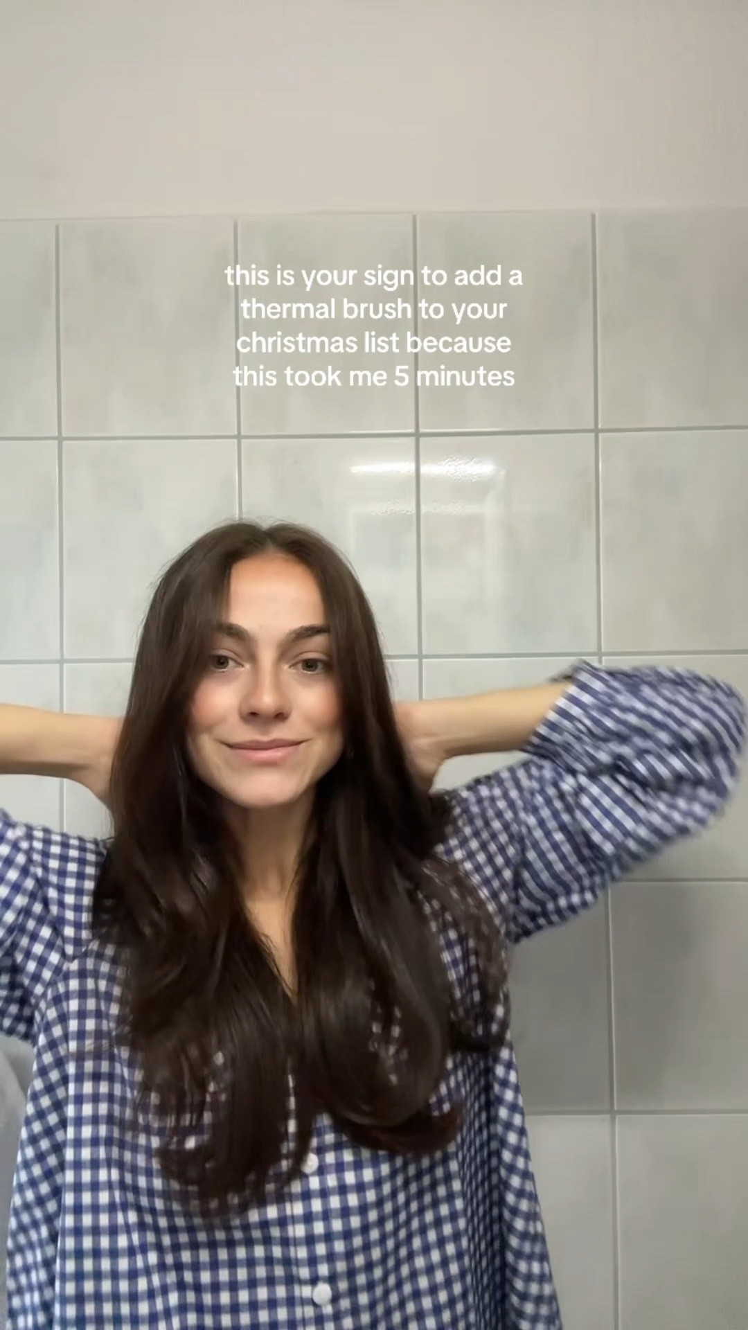 The perfect hair tool for when you don’t have time but want to look put together 🙌

#amazonfinds #wishlistideas #hairtok #thermalbrush #quickhairstyle
