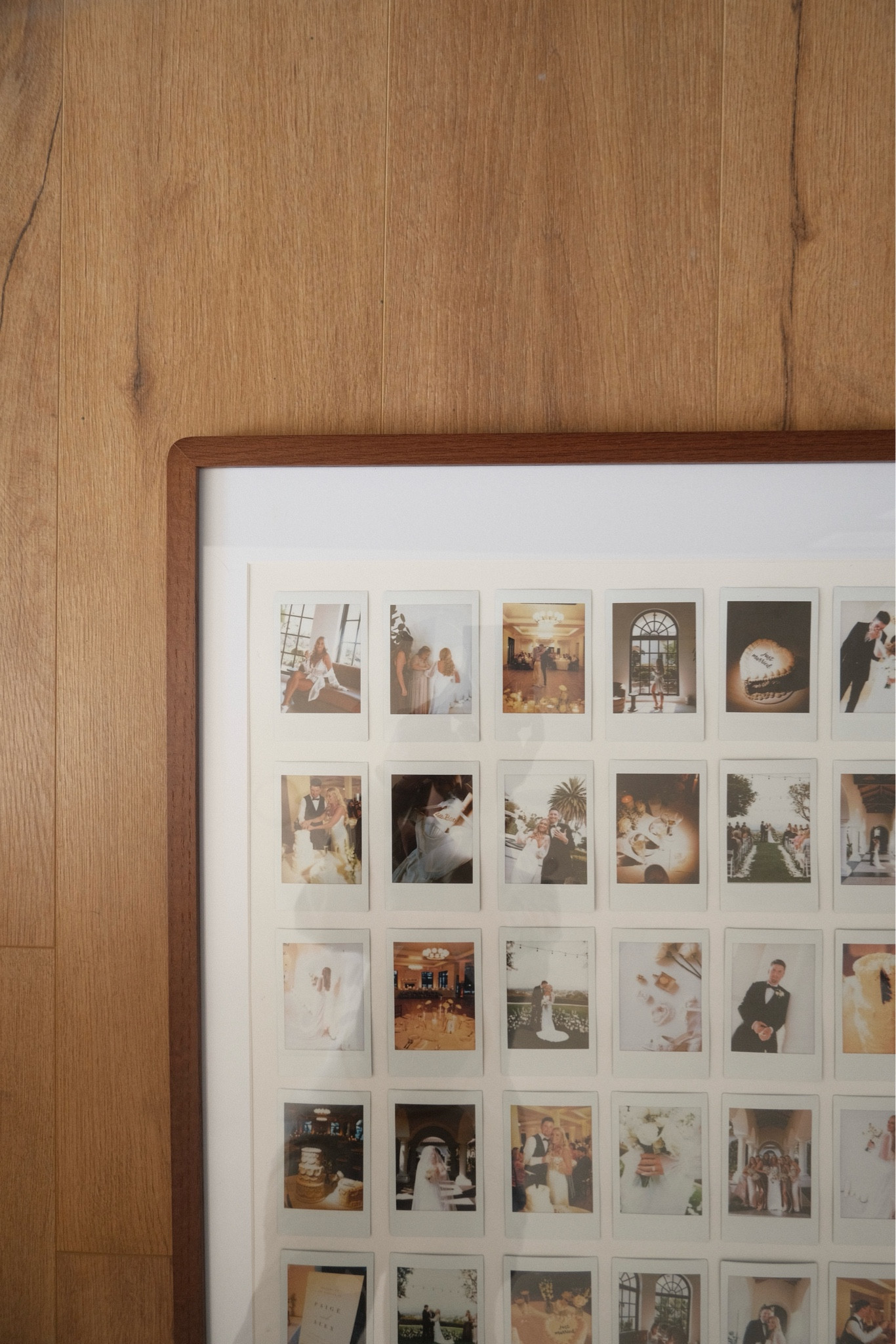 35mm film to polaroids to wall art <3