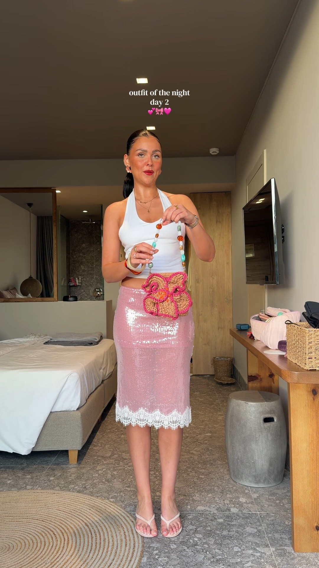 girly vibes for night 2 💘🎀
@boohoo 
 Summer styling, summer outfits, girly outfits, holiday outfits

#LTKsummer #LTKpartywear #LTKtravel
