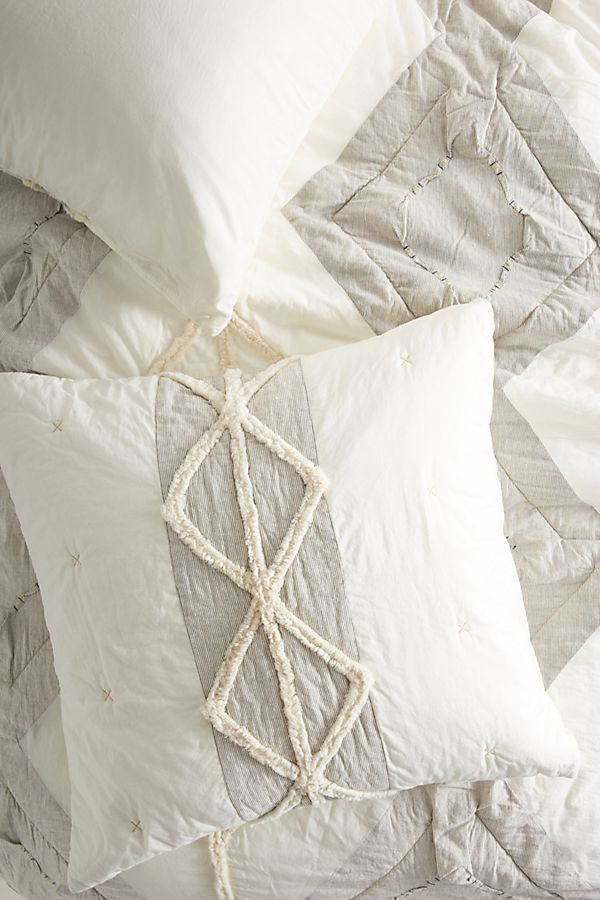 Tufted Banksia Euro Sham | Anthropologie (US)