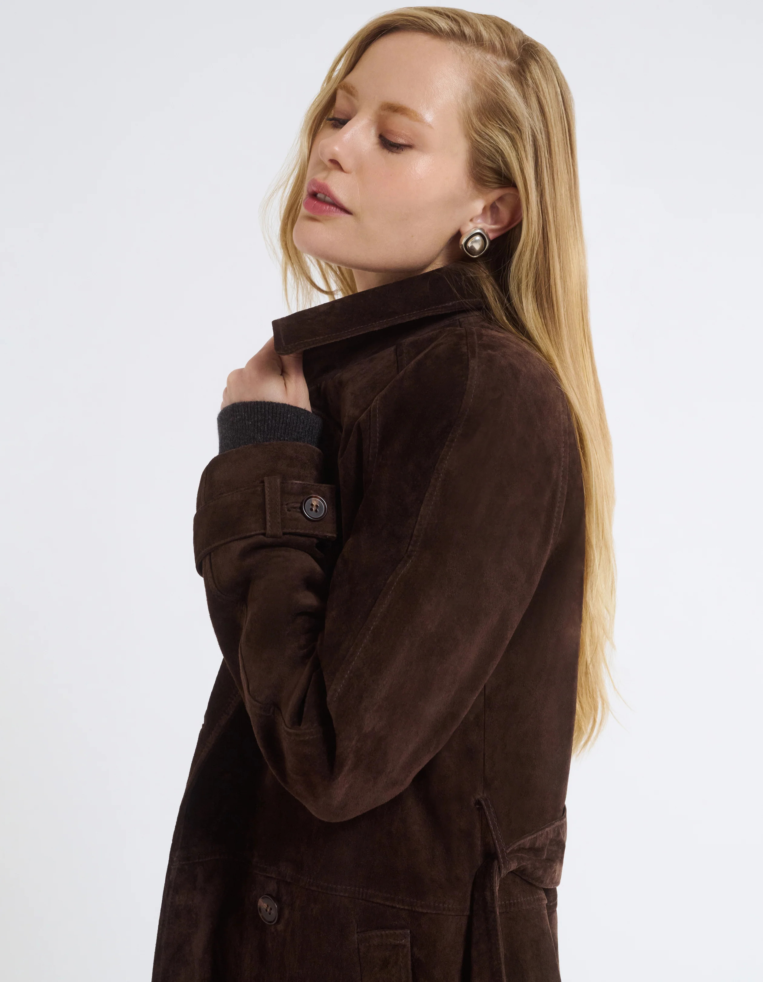 Kennedy Trench | Espresso Suede | Rumored