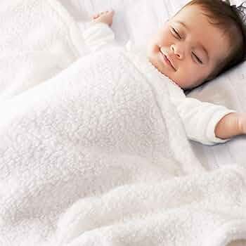 Bertte Sherpa Fleece Baby Blanket for Boys Girls | Plush Swaddle Receiving Blankets Super Soft Wa... | Amazon (US)