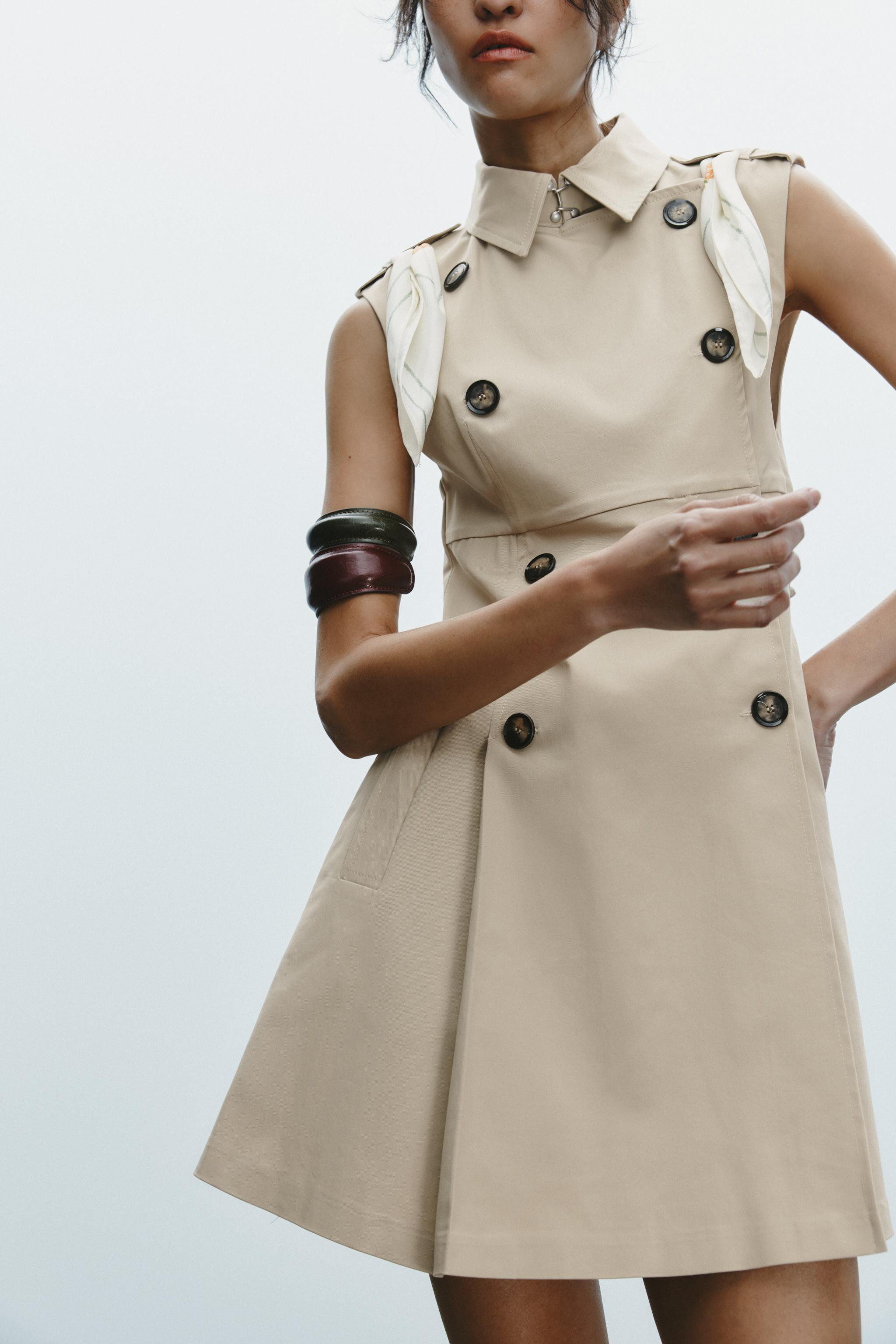 SCARF SHORT DRESS | Zara US