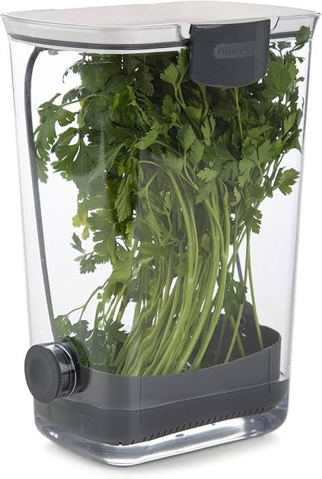 ProKeeper Herb Keeper – White, with Removable Silicone Drain Plug, BPA-Free Plastic | Amazon (US)