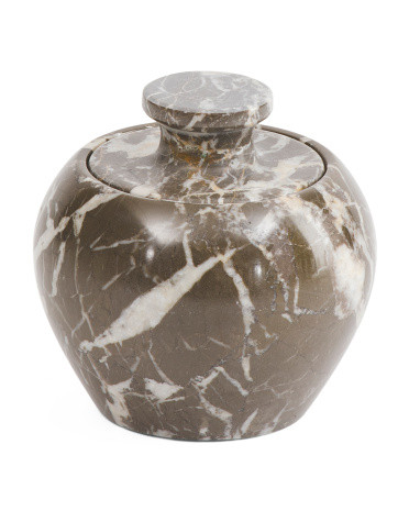 Marble Canister With Lid | TJ Maxx