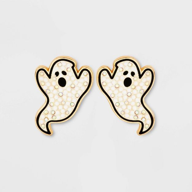 SUGARFIX by BaubleBar 'Boo Thang' Statement Halloween Earrings - White | Target