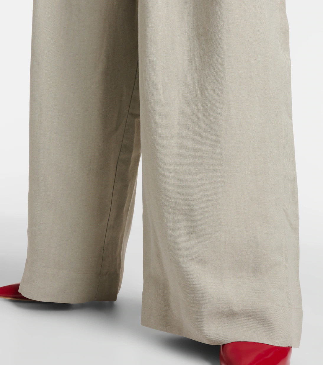 Piper pleated wide-leg pants | Mytheresa (UK)