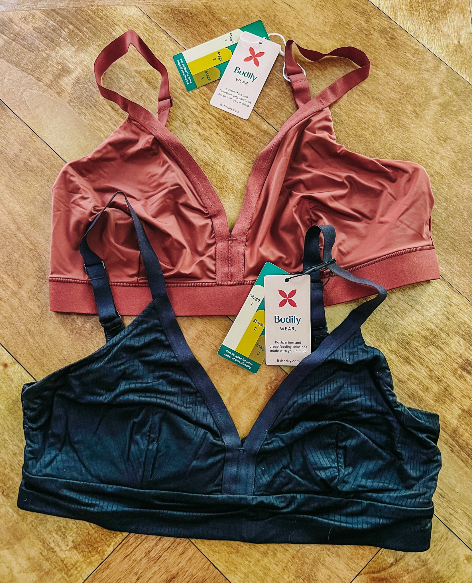 2 more months until baby arrives and I’m sticking up on nursing bras! Love the fabric and the ease of The Effortless (black) and the So Easy 2.0 (ember) bras from Bodily!


#LTKbaby #LTKbump