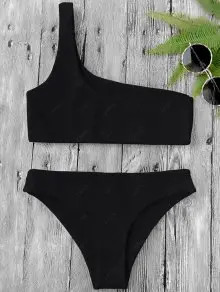 One Shoulder Bikini Set | ZAFUL (Global)