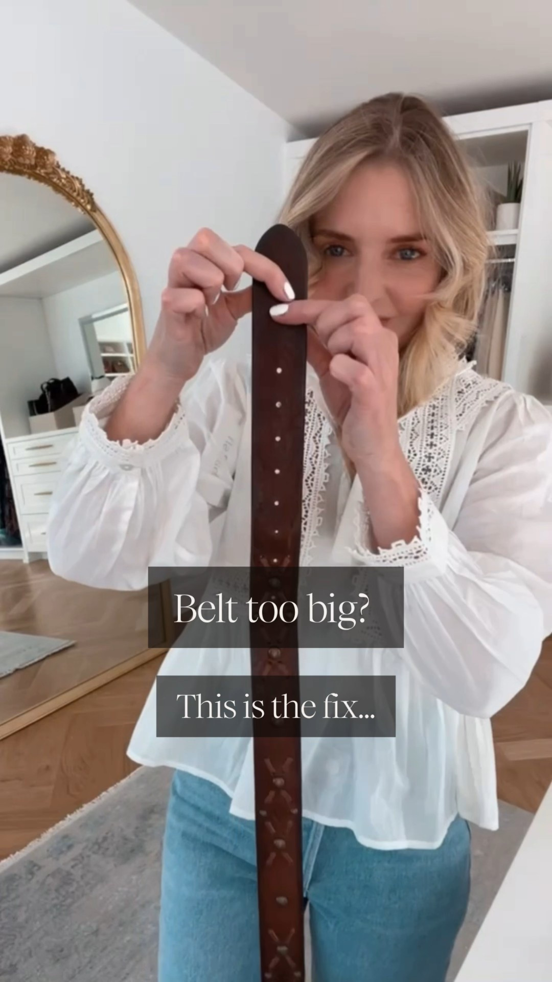 If you want to convert a belt that fits around your hips into a waist belt or simply notch your belt one loop further than it’s designed to go, this tool is the best fix. It’s incredibly simple to use and the end result is much more polished than any other DIY solution. I’ve had this hole puncher for years, and I’ve used it countless times.  