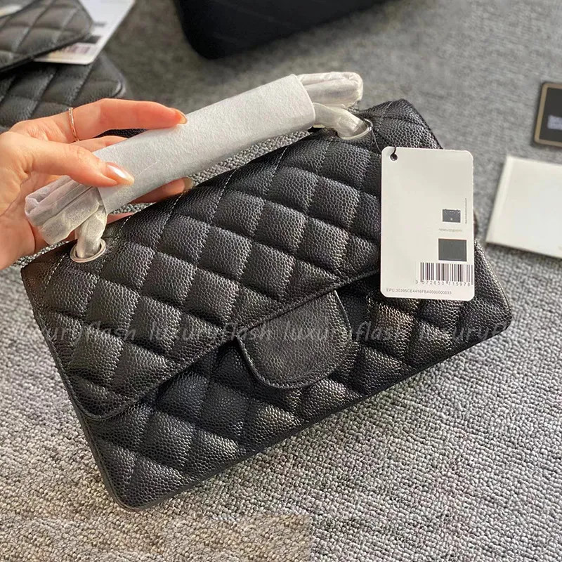 25cm High-quality Women Shoulder Bags Designer Fashion Black Gold Silver Chain Totes Handbags Cla... | DHGate