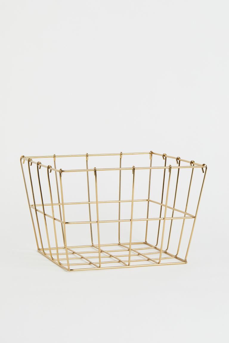 Large Metal Wire Basket | H&M (US + CA)