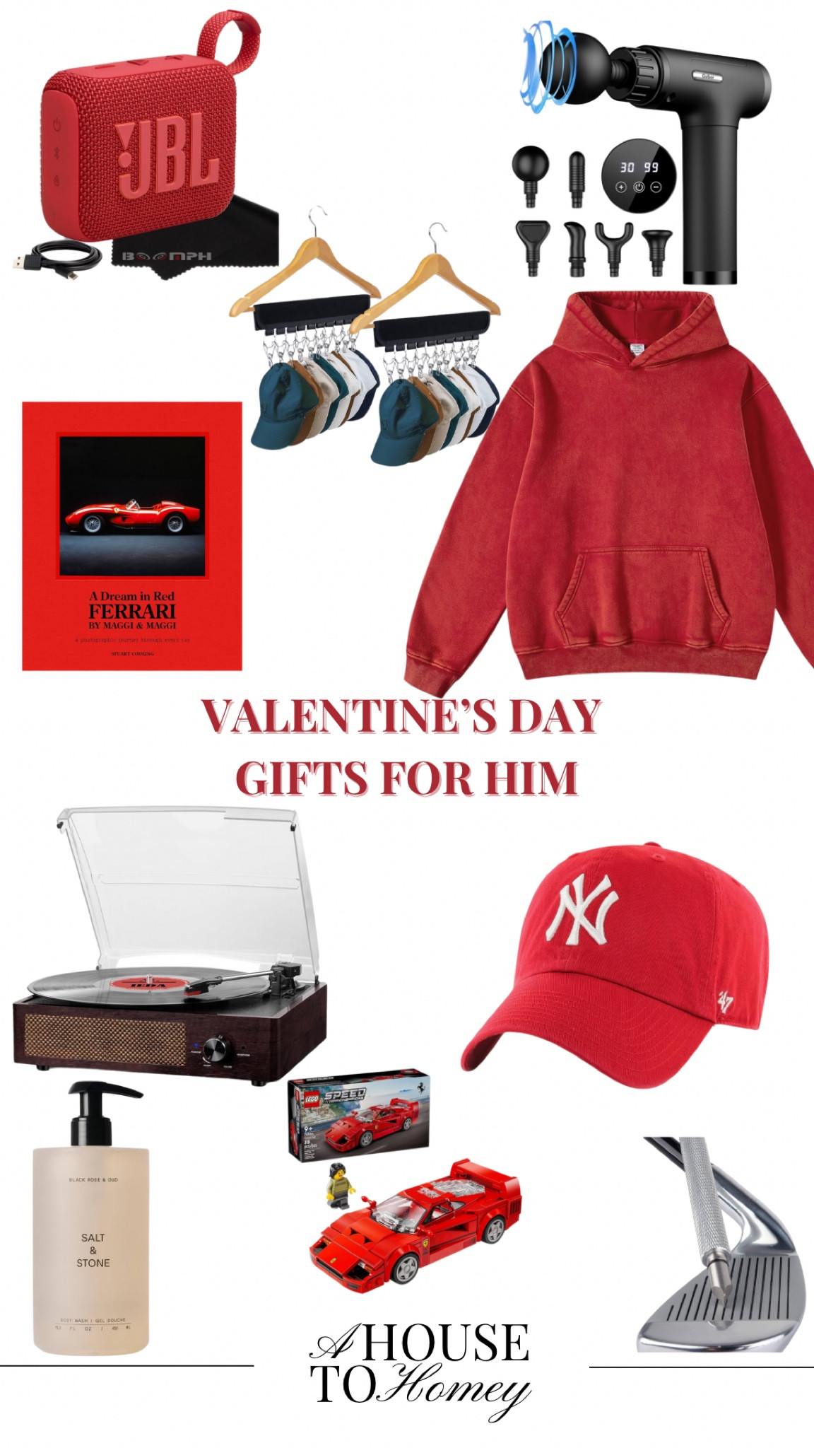 Amazon Valentine’s Day gifts for him!!

Valentine’s Day gifts for him
Valentine’s Day gifts
Gifts for him under 50
Gifts under $50
Amazon gifts under $50
Amazon Valentine’s Day 
Amazon Valentine’s Day gifts 
Record player under $50
Hat hanger
Red hat
Ferrari book
LEGO
LEGO car

#LTKGiftGuide #LTKSaleAlert #LTKSeasonal