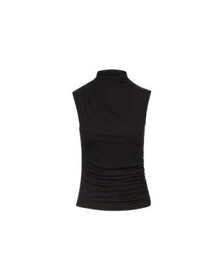 Veronica Beard Mylie Sleeveless Top Black | Veronica Beard