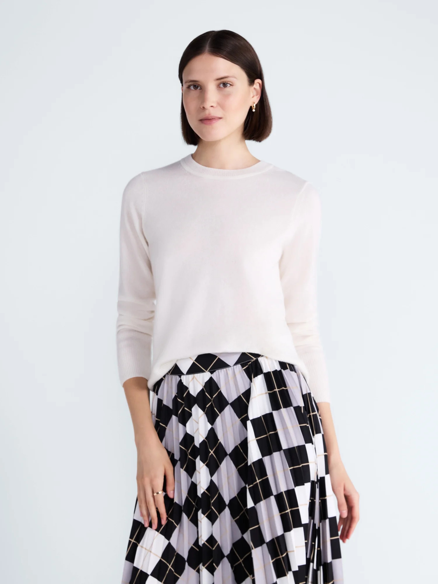 Free Assembly Women's and Women's Plus Cashmere Sweater with Long Sleeves, Sizes XS-4X | Walmart (US)