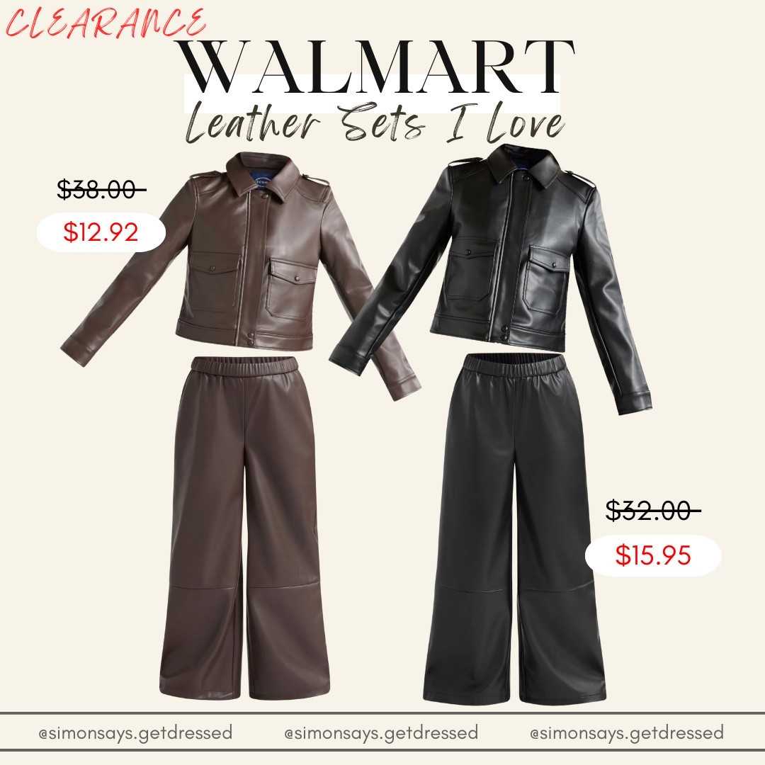 🖤 Clearance Sale on Walmart! 🖤 These leather sets are EVERYTHING and at prices you’ll love even more. 😍 

Don't wait — Buy Now to score your favorites before they’re gone!

#BuyNow #WalmartClearance #LeatherSets #StyleSteals #LTKFinds #FashionFavorites

#LTKU #LTKStyleTip #LTKSaleAlert