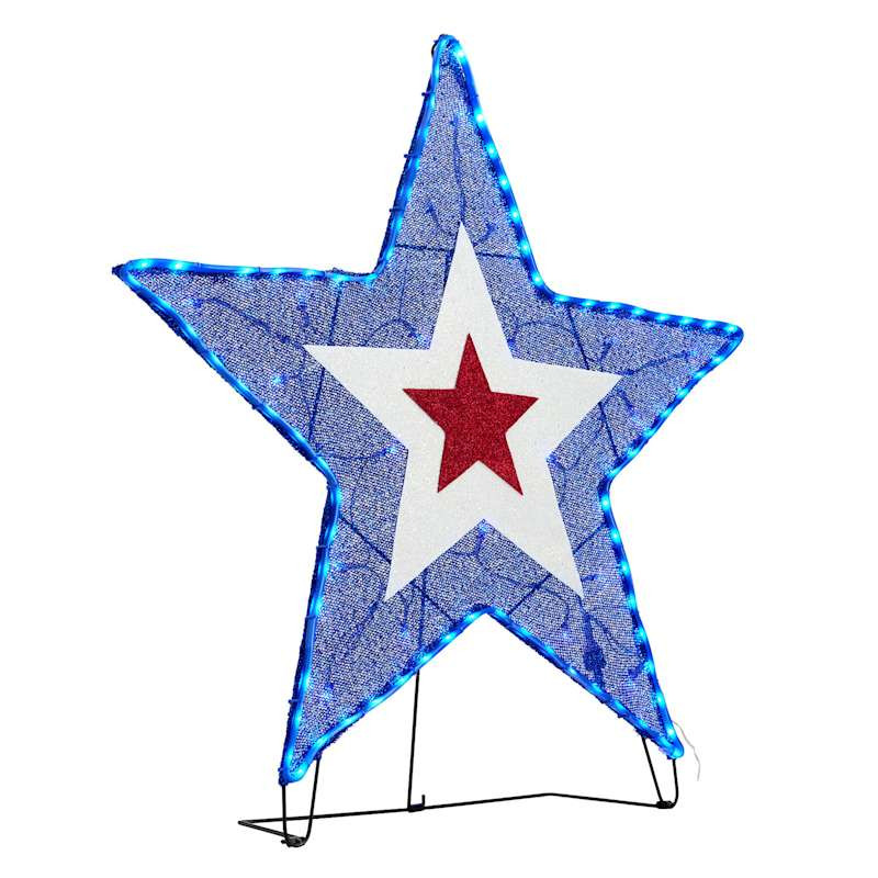 Blue LED Star Light, 30" | At Home