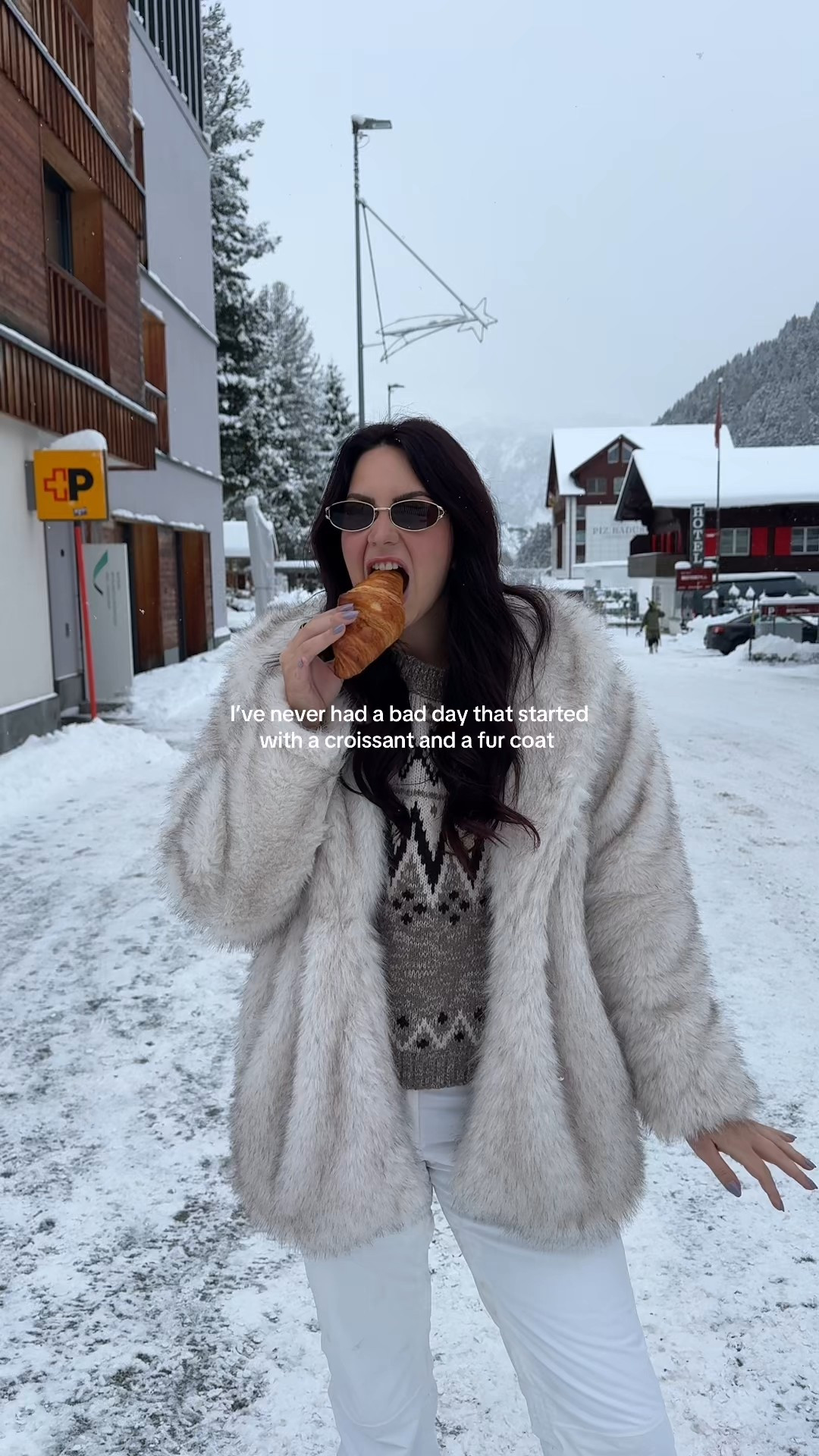 I know that’s right!! 

Switzerland | apres ski | winter outfit | fur coat | ski vacation | park city 

#LTKSeasonal #LTKstorytime #LTKFindsUnder50