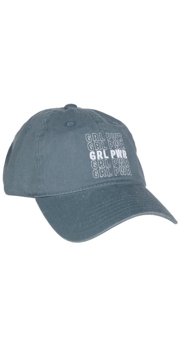 Women's Casual Girl Power Cap - Grey-Grey-0266509361740   | Burkes Outlet | bealls