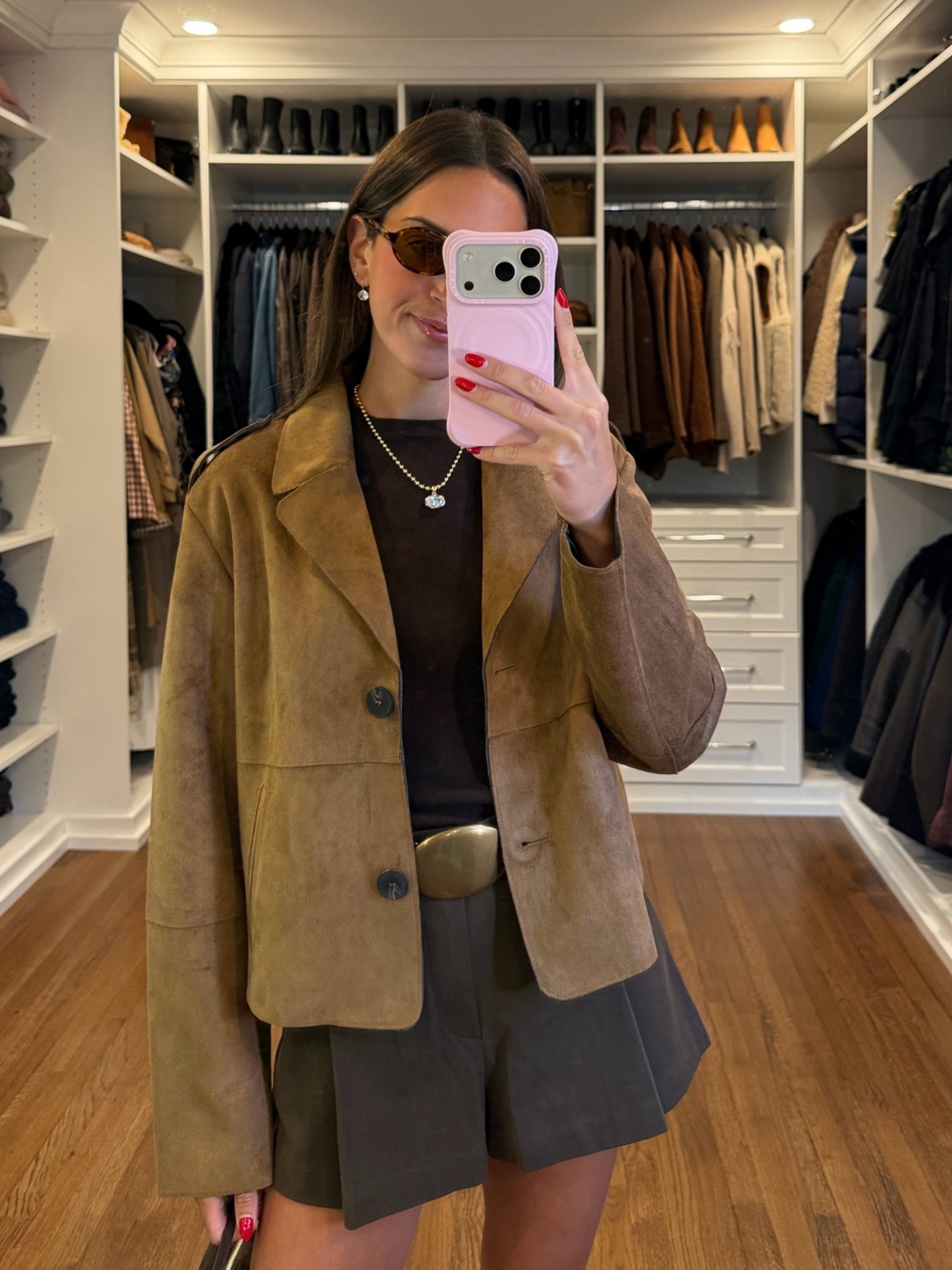 Small jacket 
Xsmall top 
Xsmall skirt 

Suede Jacket 
Zara 
Fall outfits 
Fall inspo 
Belts

#LTKgrwm #LTKootd #LTKSeasonal