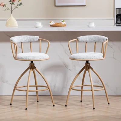 Upholstered Bar stools(Set of 2) | Wayfair North America